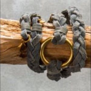 Wraparound Suede Magnolia Bracelet